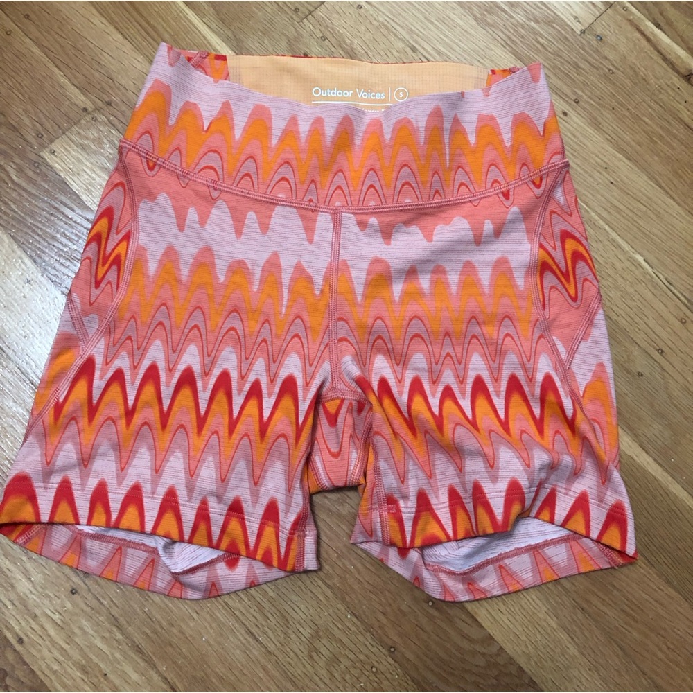 Outdoor Voices Helios Shorts in Grapefruit